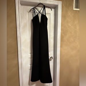 BCBGMaxAzria Black Strapless Dress